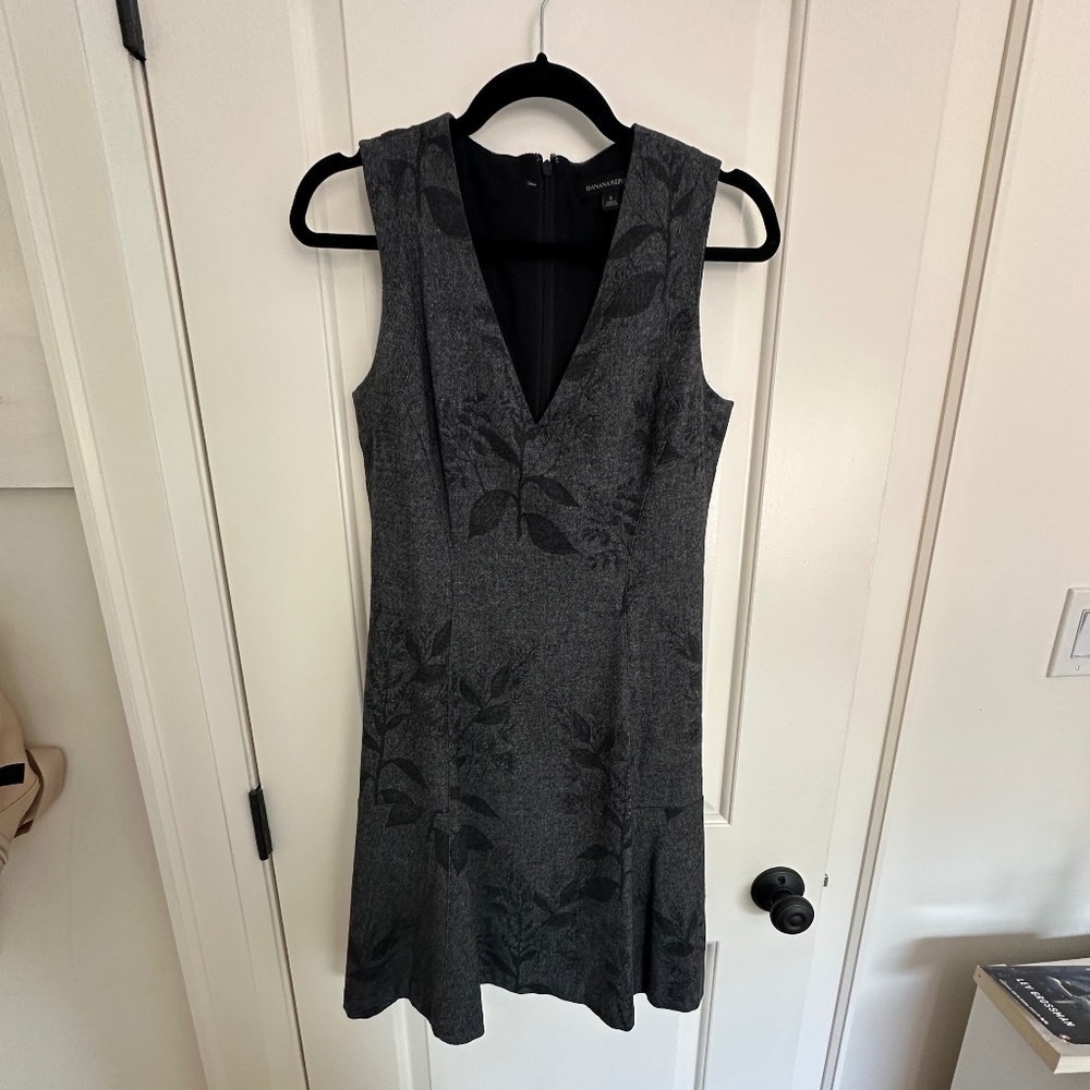 Banana Republic V-Neck Fit and Flare Dress